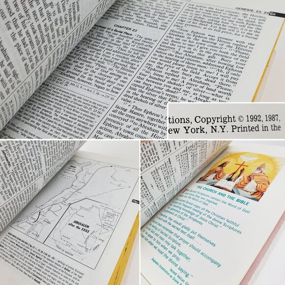 Saint Joseph New American Bible Catholic Publishing Medium Size VTG 90s Unread - Picture 9 of 10